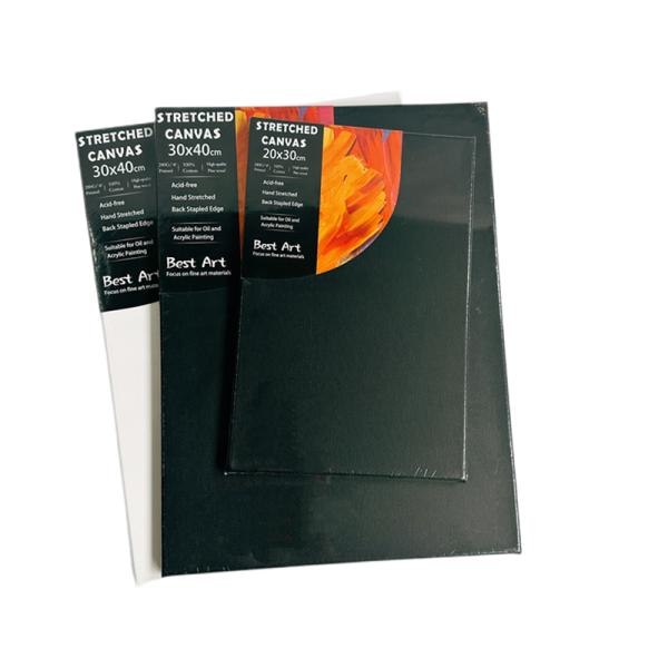 100% Cotton Stretched Canvas Board for Oil Painting with Matte Finish and Eco