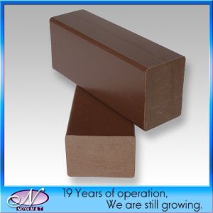 Cheap Wood Grain Pattern Synthetic WPC Flooring Material for Customized Decking and Flooring for sale