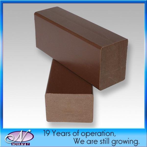 Wood Grain Pattern Synthetic WPC Flooring Material for Customized Decking and