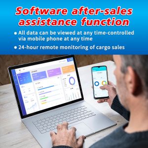 French Language Options Mobile Cover Printing Vending Machine 300kg Capacity