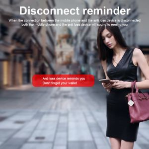 Wireless Anti Lost ABS Personal Alarm Keychain Smart Wallet Tracker