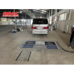 Vehicle Inspections Equipments Vehicle Test Lines For Cars 4 In 1 Axle Load Side