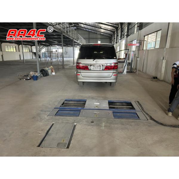Vehicle Inspections Equipments Vehicle Test Lines For Cars 4 In 1 Axle Load Side