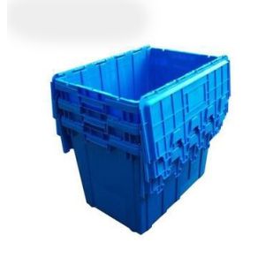 Heavy duty plastic moving box large storage box