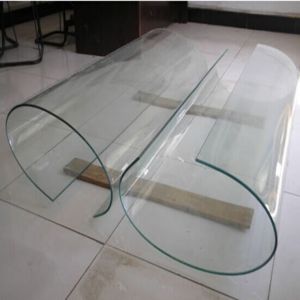 China Hot Bent Tempered Glass Panel for Architectural Use on sale