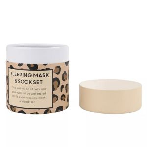 Custom Printing Apparel Paper Tube Packaging , Socks Cardboard Tube Container