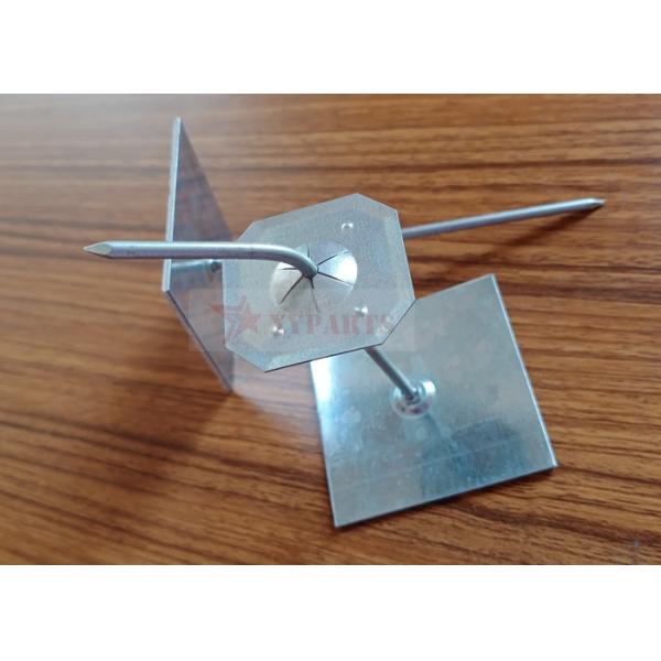 Galvanized Steel Self Stick Pins For Fixing Pre-Formed Insulation Material To