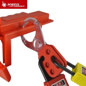 BOSHI OEM steel 6 padlock holes clamp on safety hasp lockout with handle