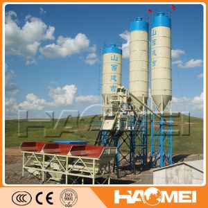 Cheap 50m3/h Fixed Skip Type Small Concrete Batching Plant Price for sale