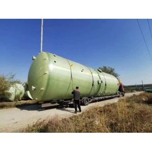 Cylindrical Chemical Resistance FRP Vertical Tank For Agriculture Usage