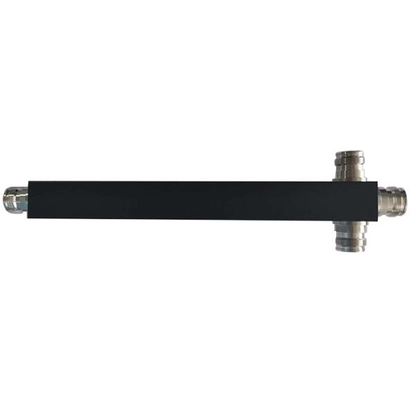 698-3800MHz Black Square 4.3-10 Mini Din Female 3 Way Power Divider Splitter