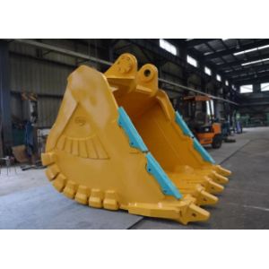 PC 20 Ton Excavator Heavy Duty Rock Bucket Q355B Material