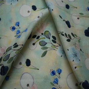 47*58 180gsm Printed Lenzing Ecovero Viscose Rayon Twill Fabric