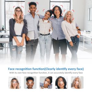 Customized 16 Channels indoor Face Detection H.265 4K 8MP Wired POE IP Network