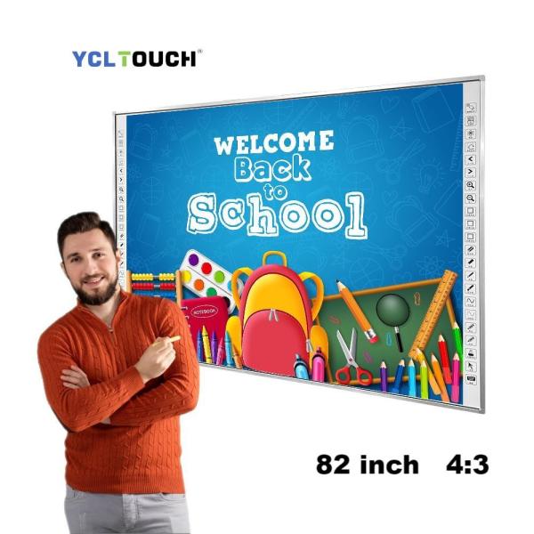 82 Inch Multi Touch Interactive Whiteboard Infrared Smart Wall Mounted