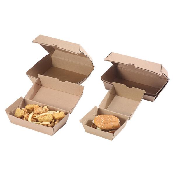 Quality Recyclable Burger Hot Dog Box French Fries Boxes Container Cardboard Paper Packaging wholesale