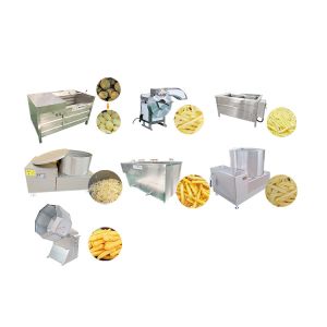 Automatic Potato French Fries Production Line/french fries semi automatic