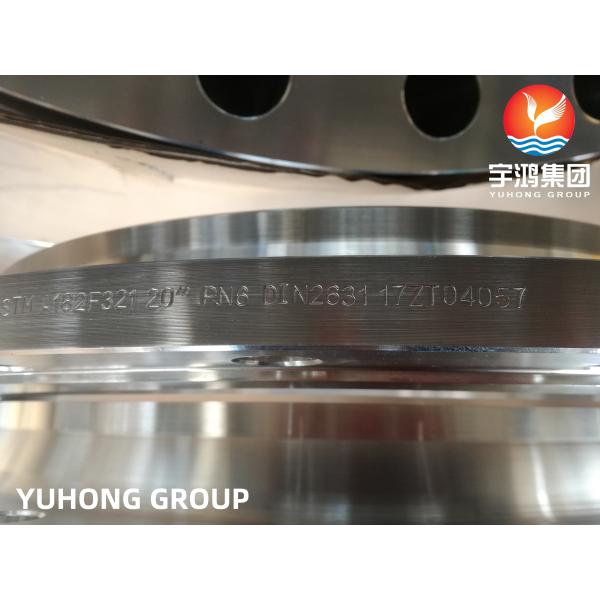 ASTM A182 F321H Weld Neck RF Stainless Steel Flanges B16.47 >24 inch
