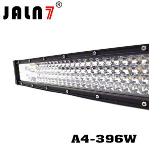 LED Light Bar JALN7 396W 4Rows Combo Beam LED Driving Lamp Super Bright Off Road