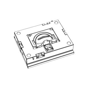 Transparent POA Rear Pad (1*1) / Cold runner / Two-plates mold No.22730