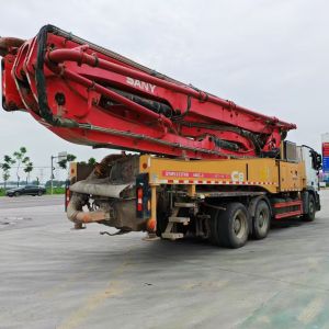 Used 2019 SANY 49m Concrete Pump Truck with 3 Axles in Excellent Condition