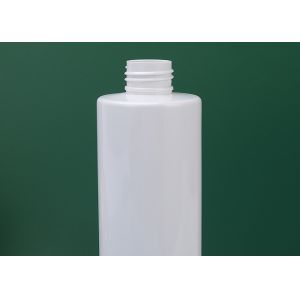 HDPE Collar Plastic Lotion Bottles With Labeling Surface Handling 250ml Bottle