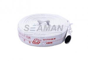 China Marine CCS Certificate Polyester Fire Hose With PVC / TPU / Rubber Lining on sale