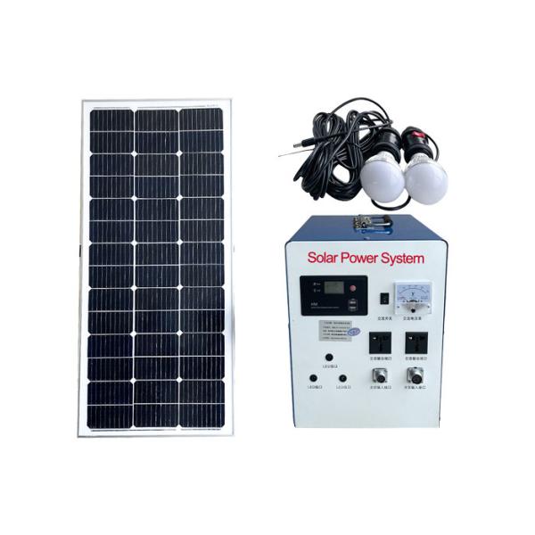 110V 220V AC Home Solar Power Systems 4kw Off Grid 100hrs with Lithium Ion