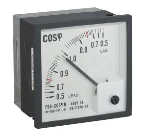 China Single Phase Analog Power Factor Meter , Wdz96-Cosφ Power Factor Instrument Moving Coil Structure on sale