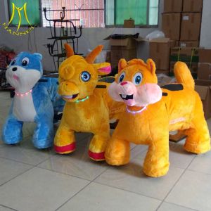 Cheap Hansel giant plush animals ride for mall and animal plush toy kiddie animal plush ride with unicorn plush toy ride sale for sale