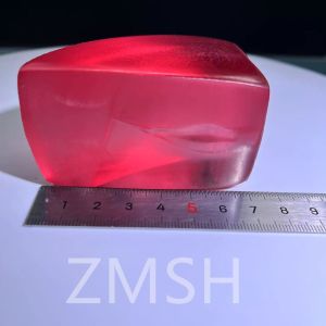 Paparacha sapphire raw gemstone lab-made orange pink sapphire gemstone Mohs