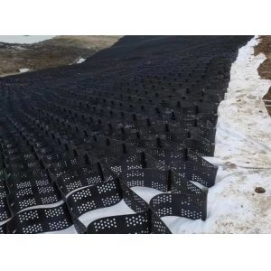 China Road Construction Material HDPE Geocell Grid 1.5mm Thickness Smooth Surface on sale