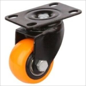 China 1.5 inch swivel polyurethane casters on sale