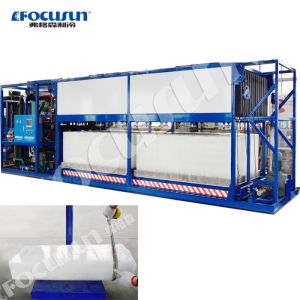 Direct Refrigeration System 10t Ice Block Machine with R404a Refrigerant and