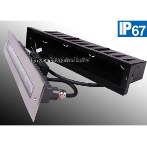 18w Rgb Rectangular Underground Lighting Fixtures Patio Eco - Friendly