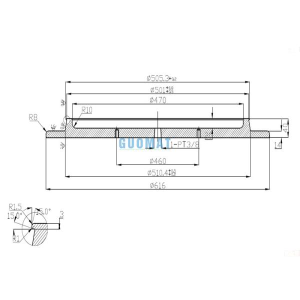 Punching Press Industrial Air Spring Punching Machine Convoluted Bellows Airbag