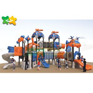 Slippery Plastic Playground Slide Galvanized Pipe For Residential Area