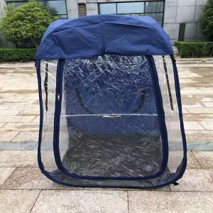 Single Layer 210D Oxford Cloth Pop Up Weather Pods 2 Person