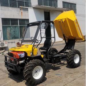 Open Cab 4WD Palm Oil Harvesting Machine 14hp