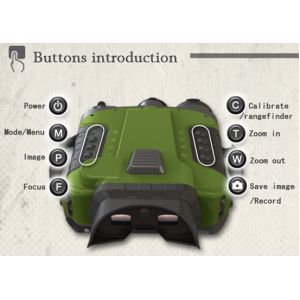 Portable Infrared Cooled Thermal Heat Binoculars With Day Night Surveillance