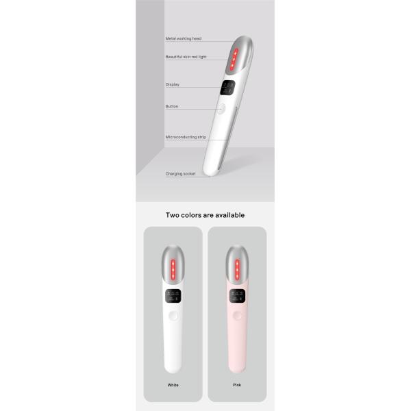 trending products 2021 new arrivals Mini Portable Eye Beauty Device Ems Electric Heating Eye Care Massager Pen