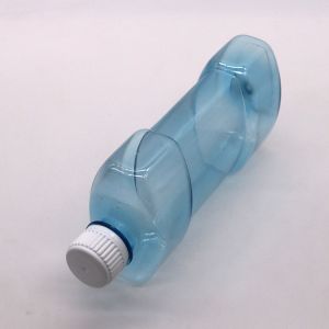 Screen Printing 500ml PET Unique Shape Liquid Mouthwash Plastic Bottle with