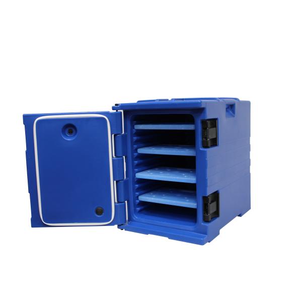 Quality Door To Door Shipment Insulated Front Loading Food Pan Carriers With Ice Block wholesale