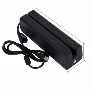MSR605 Magnetic Stripe Card Reader Writer for Windows USB 3 Tracks and Software