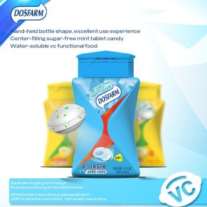 Filled Cool Vitamin C Tablets For Driving Out Sleepiness