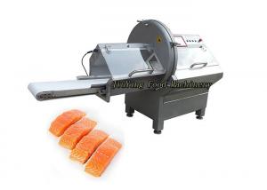 China Thickness Adjustable Frozen Fish Fillet Cutting Machine Capacity 200pcs / Min on sale