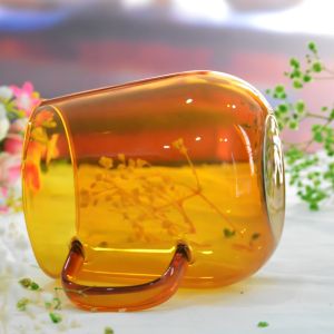 Colored High Borosilicate Tumbler Drinking Glasses