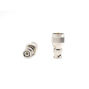 RF Adapter UHF Male to BNC Male