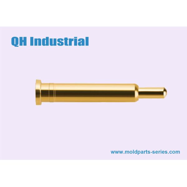 Spring Loade Pin, High Precision Copper C3604 Gold Plated 1A 12V SMT Type