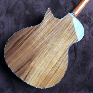 Custom 2021 New Style GPS14 with Angle Cut Corners Real abalone Inlay KOA Wood